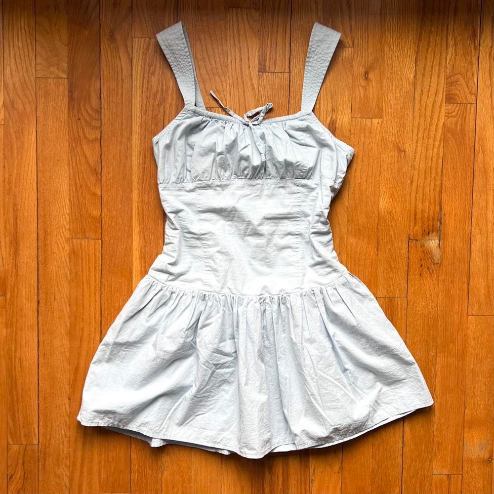 Aritzia Light Blue Mini Dress